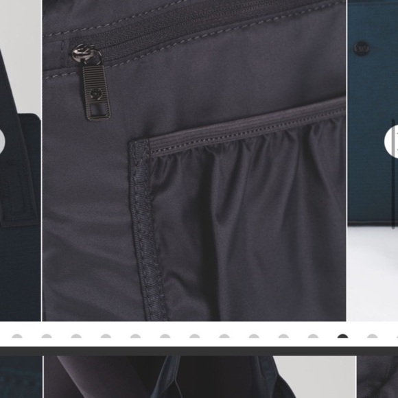 Lululemon Go Getter Bag Gym Laptop Work Travel Duffle in dark blue/teal - Picture 7 of 14